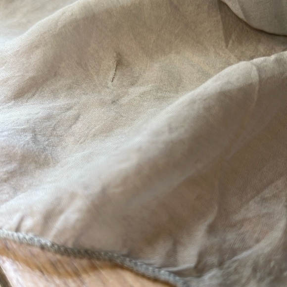 Vintage Silk Fairy Core Goddess Maxi Dress Heather Grey OS - Picture 7 of 8